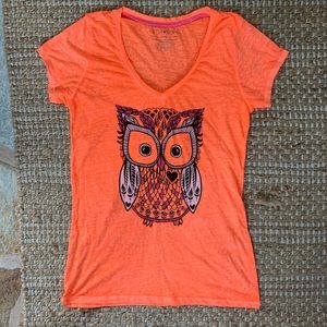 Owl burnout tee
